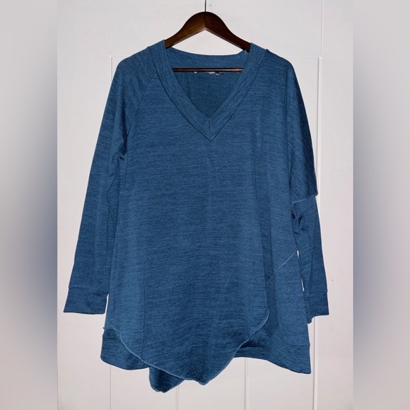 Soft Surrounding Madison Asymmetrical Hem‎ Tunic Sweater Minimalist Women L - Picture 1 of 8